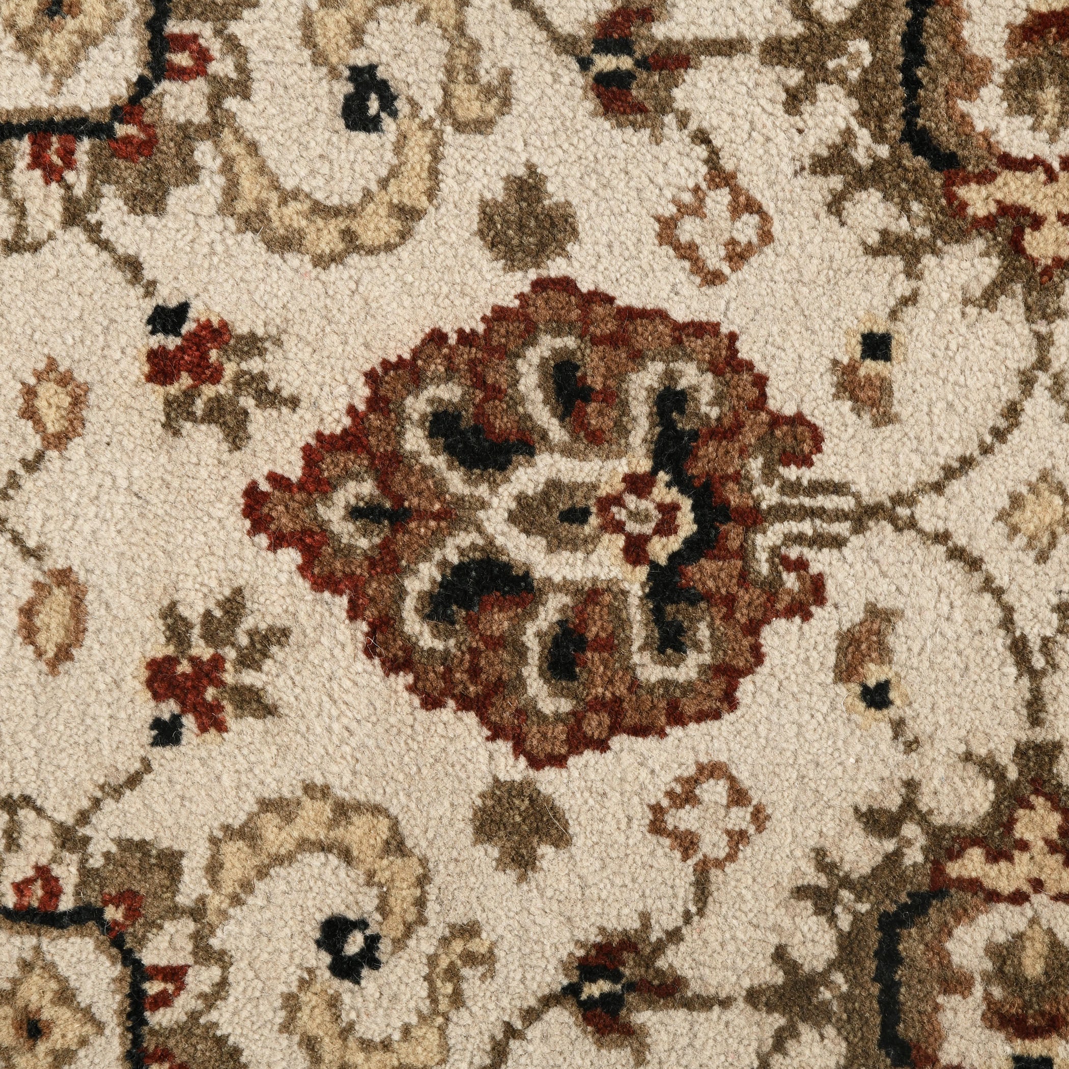 Luxor Classic Pattern Hand Knotted Rectangle Anti-Skid Designer Carpet, Prayer Rug For Office Cabins, Small Living Spaces - 2'X3'