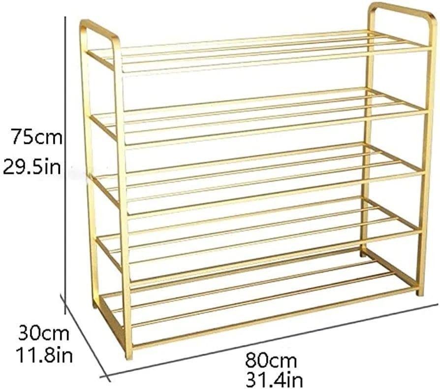 MODERN 5 -Tier Metal Shoe Rack. - Ouch Cart