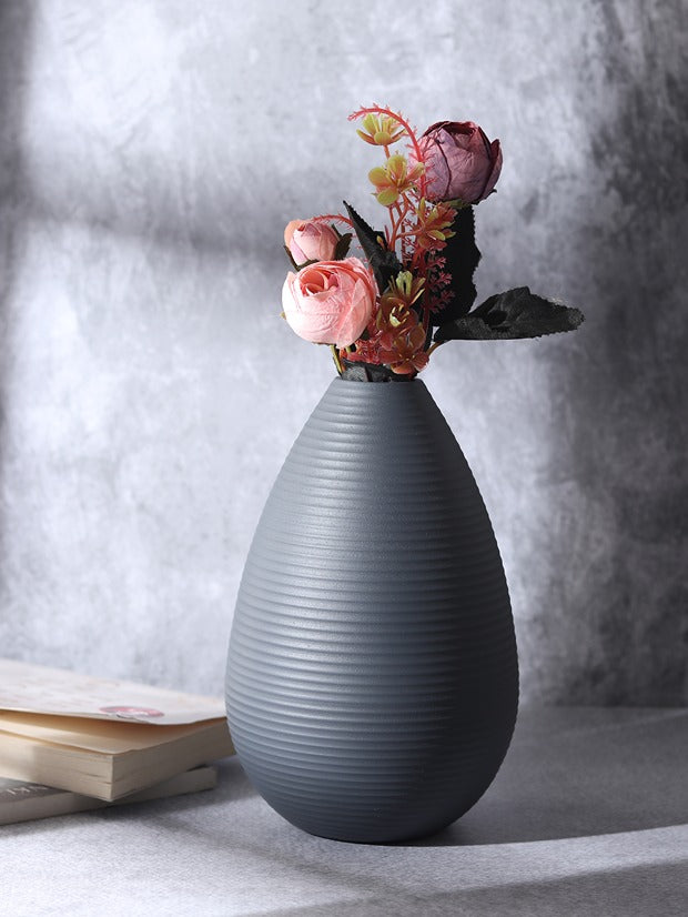 Klova Graphite Large Vase - OUCHCART