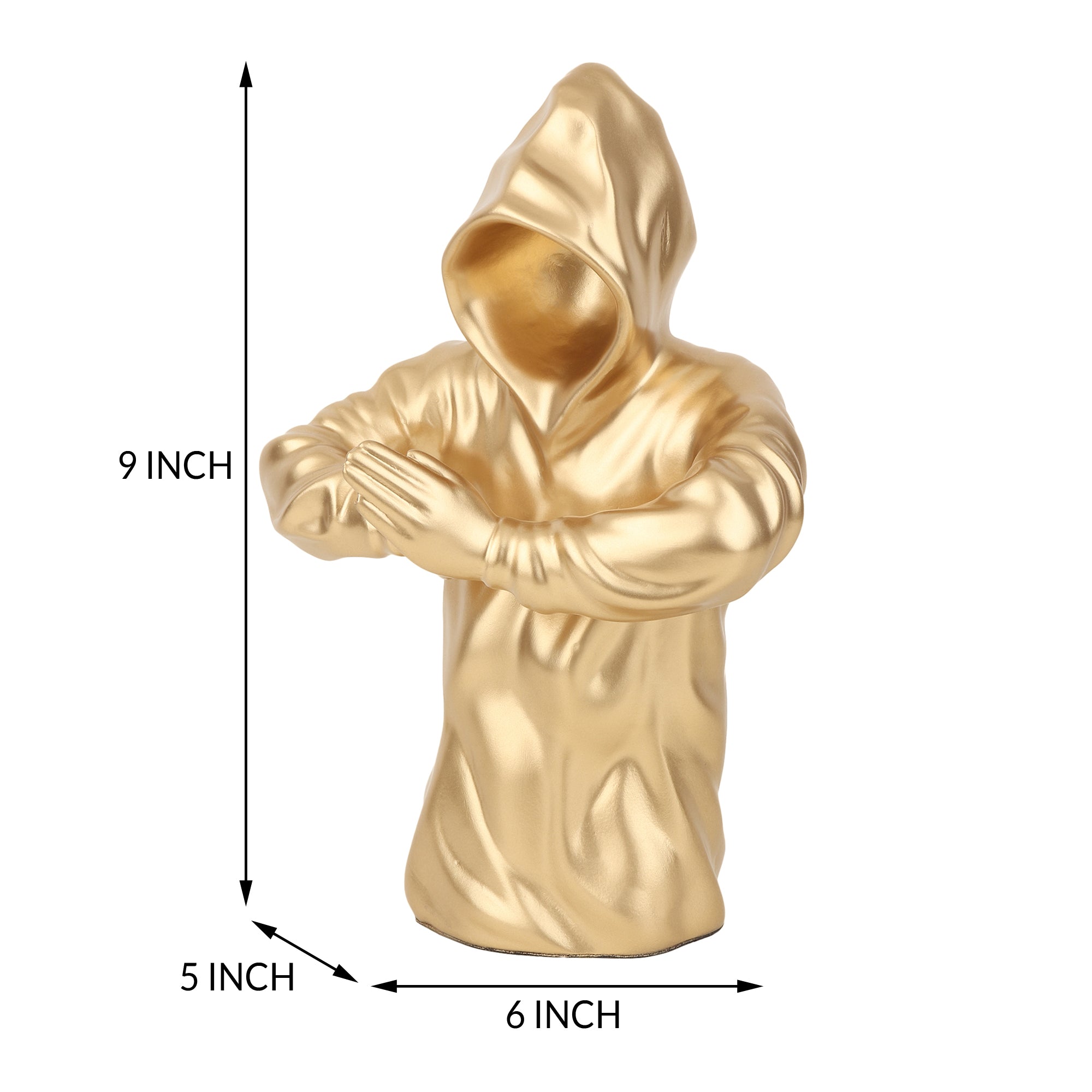 Hooded Warrior in Gold M.M.I. OVERSEAS