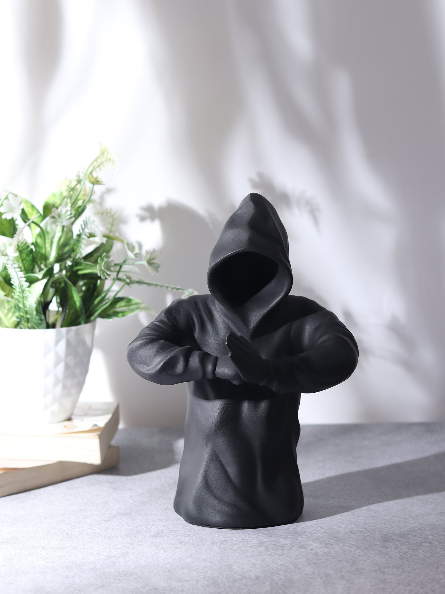Hooded Warrior in Black M.M.I. OVERSEAS
