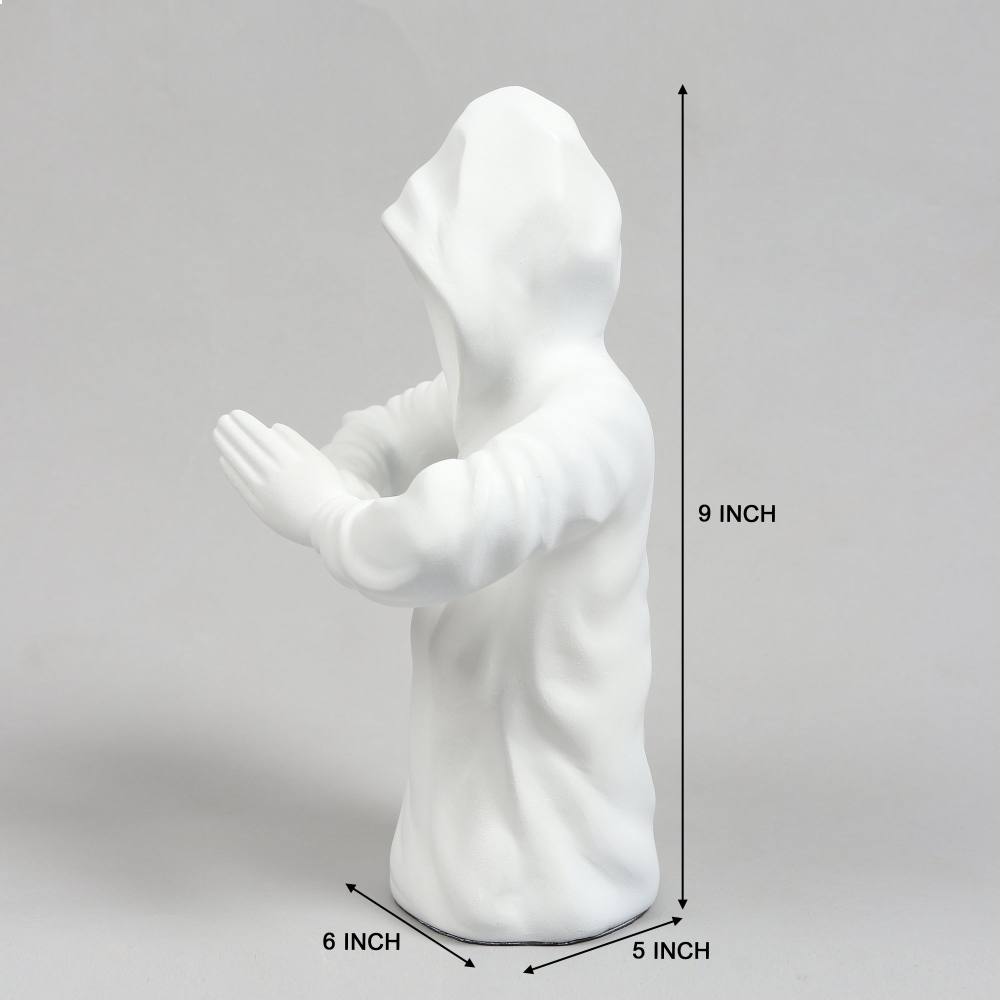 Hooded Warrior in White M.M.I. OVERSEAS