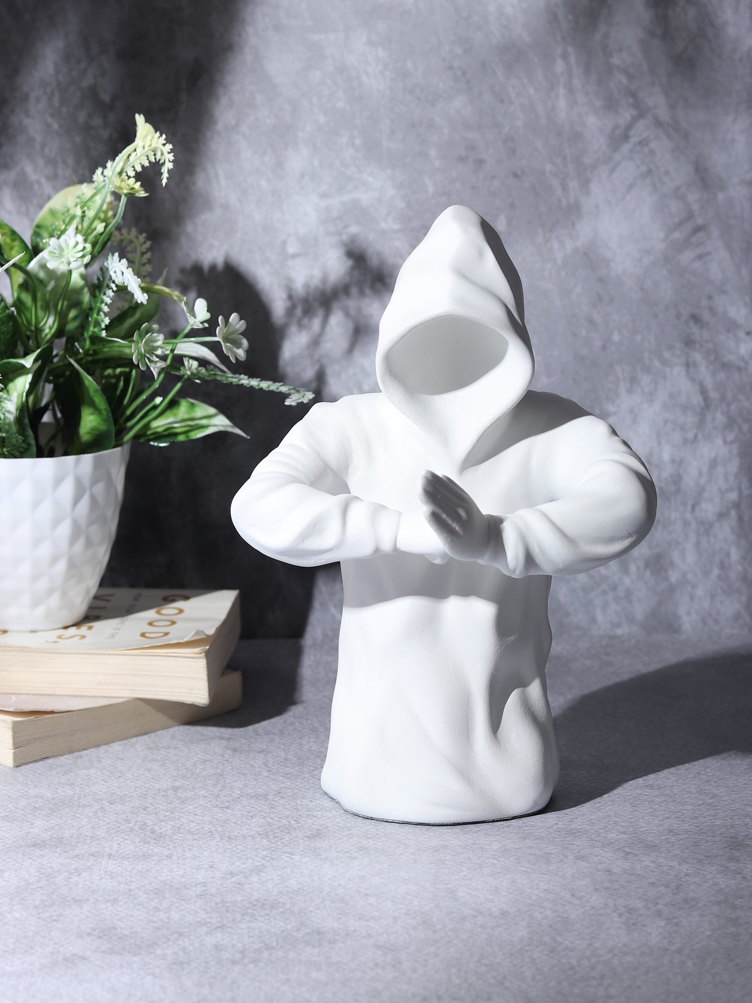 Hooded Warrior in White M.M.I. OVERSEAS