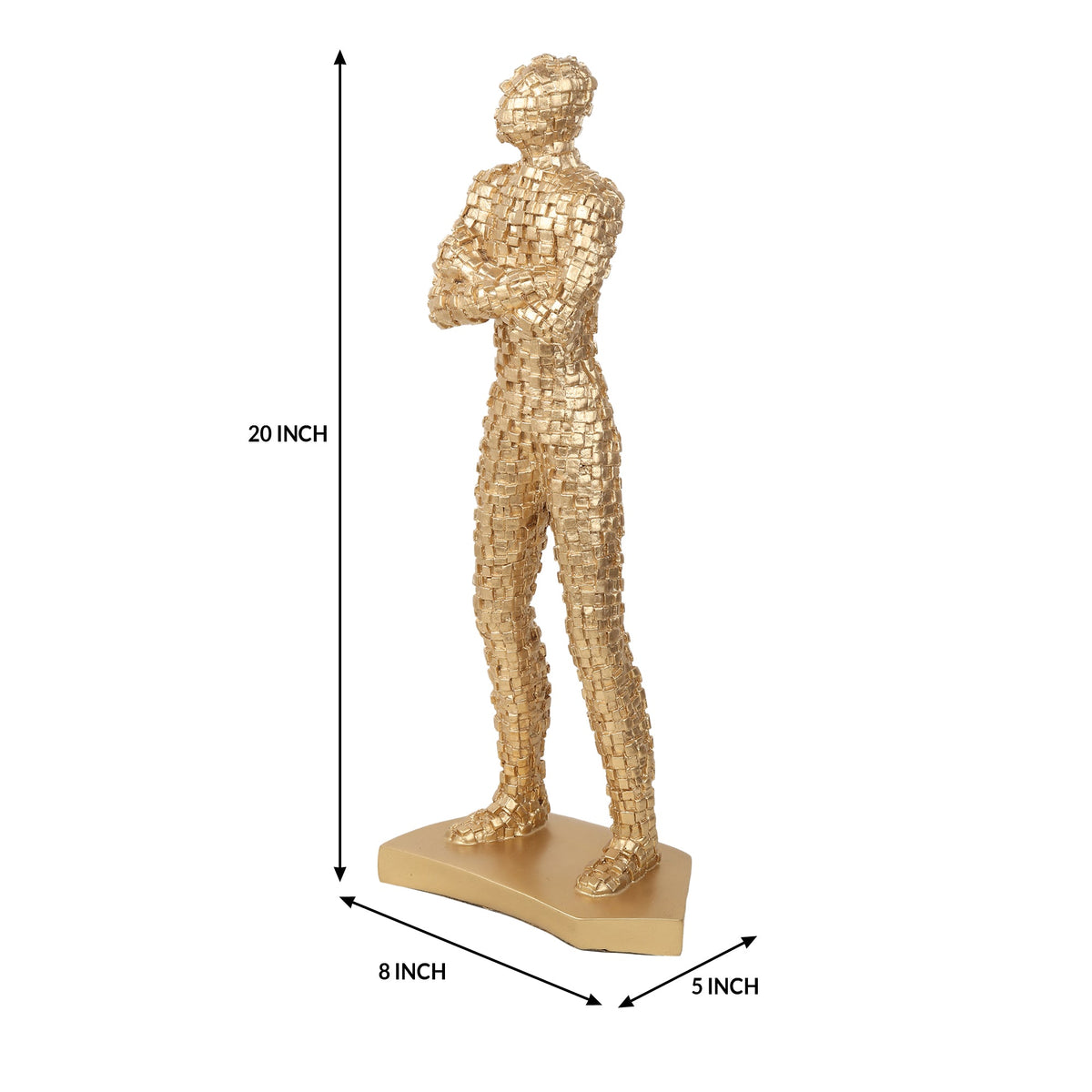 The Proud Thinker in Gold M.M.I. OVERSEAS