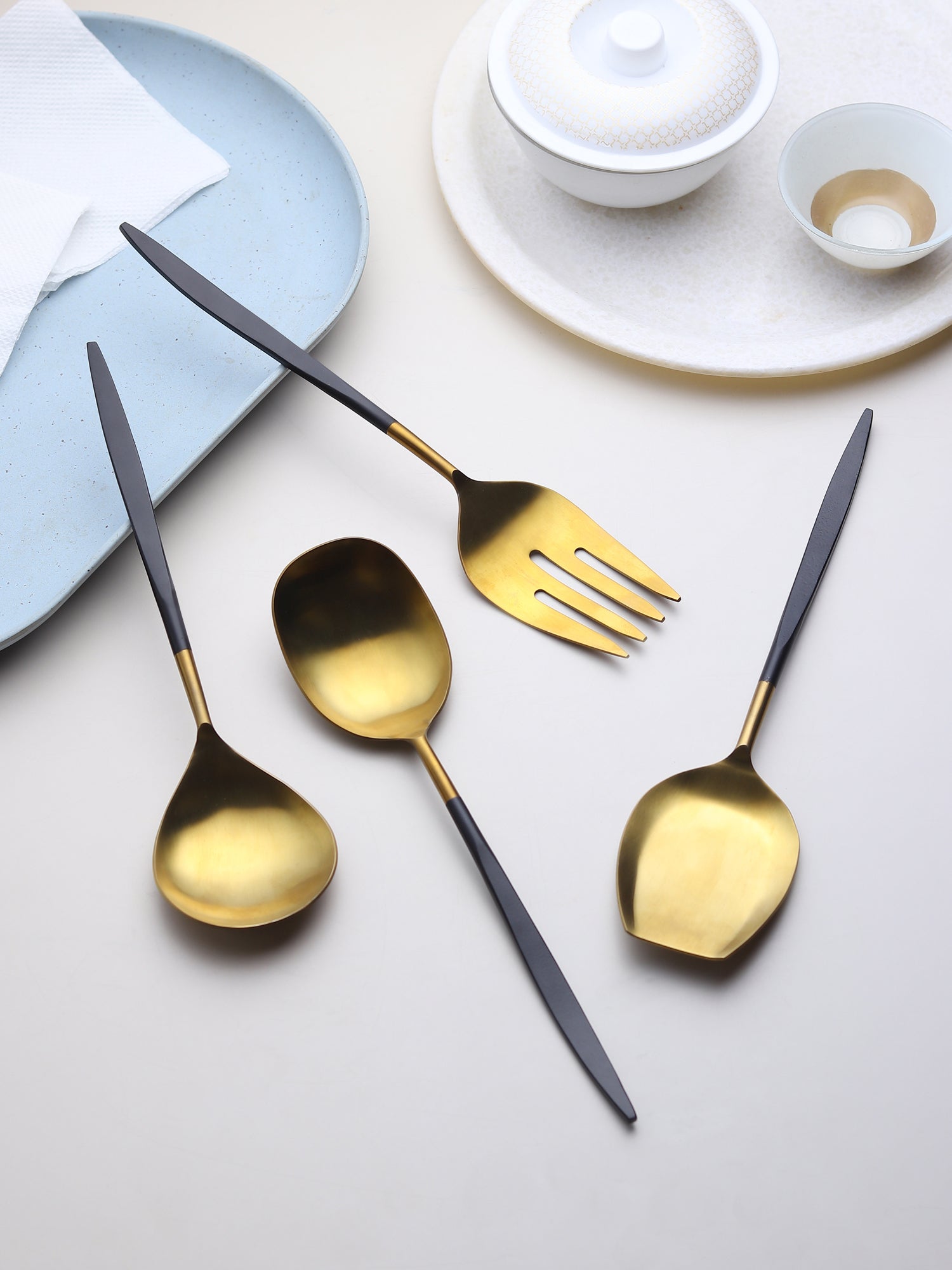 Midnight Opulence Serving set -OUCH CART | Kitchen & dinings