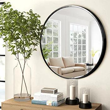 Gangaur Ovel Black Beauty Wall Mirror - Ouch Cart