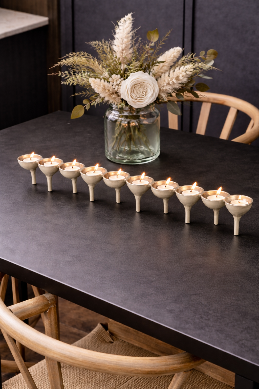 Rivera Candle & T-Light holder Large M.M.I. OVERSEAS