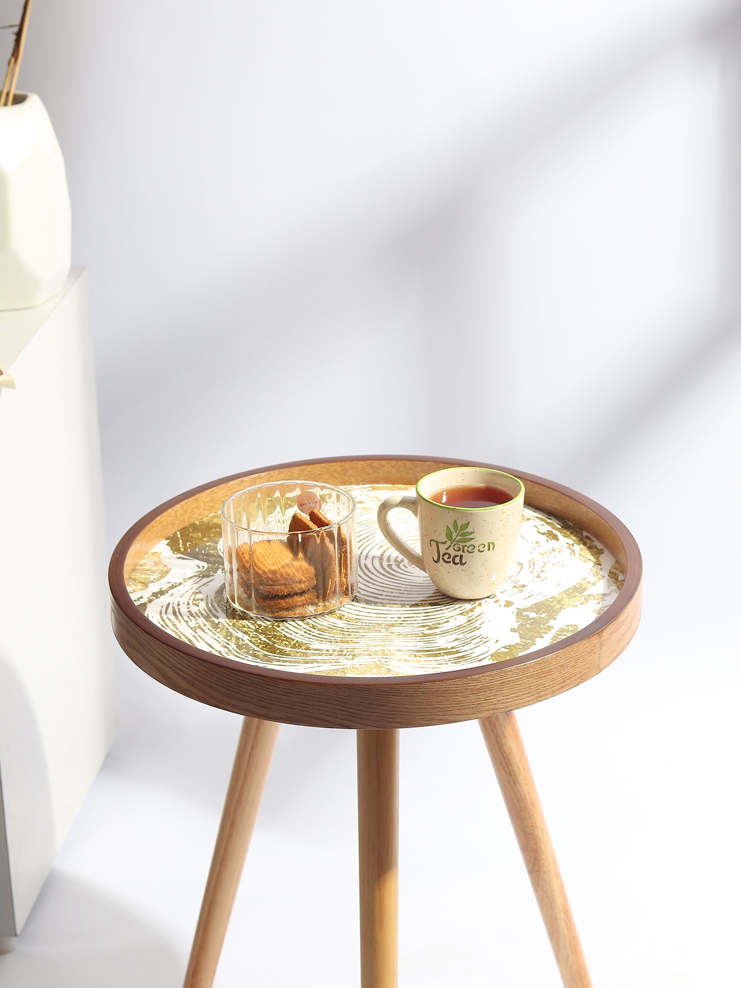 Oakveil Brown Table Medium M.M.I. OVERSEAS
