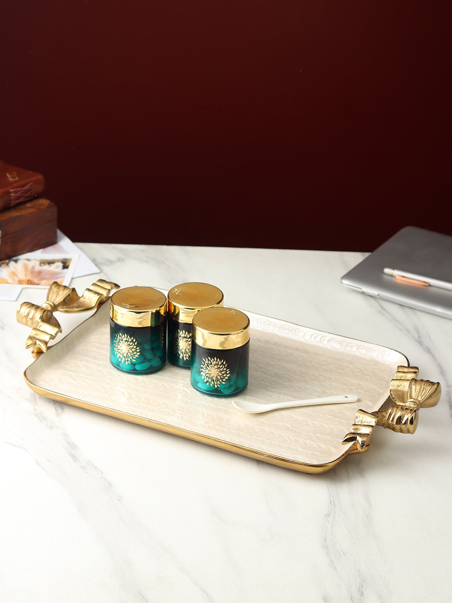 Avelion Ivory Pearl small Tray - OUCHCART