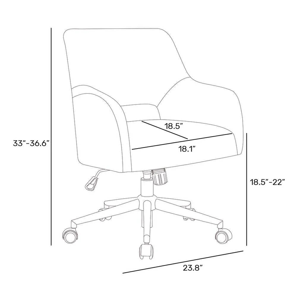 LOTSEE TASK CHAIR DOE BUCK