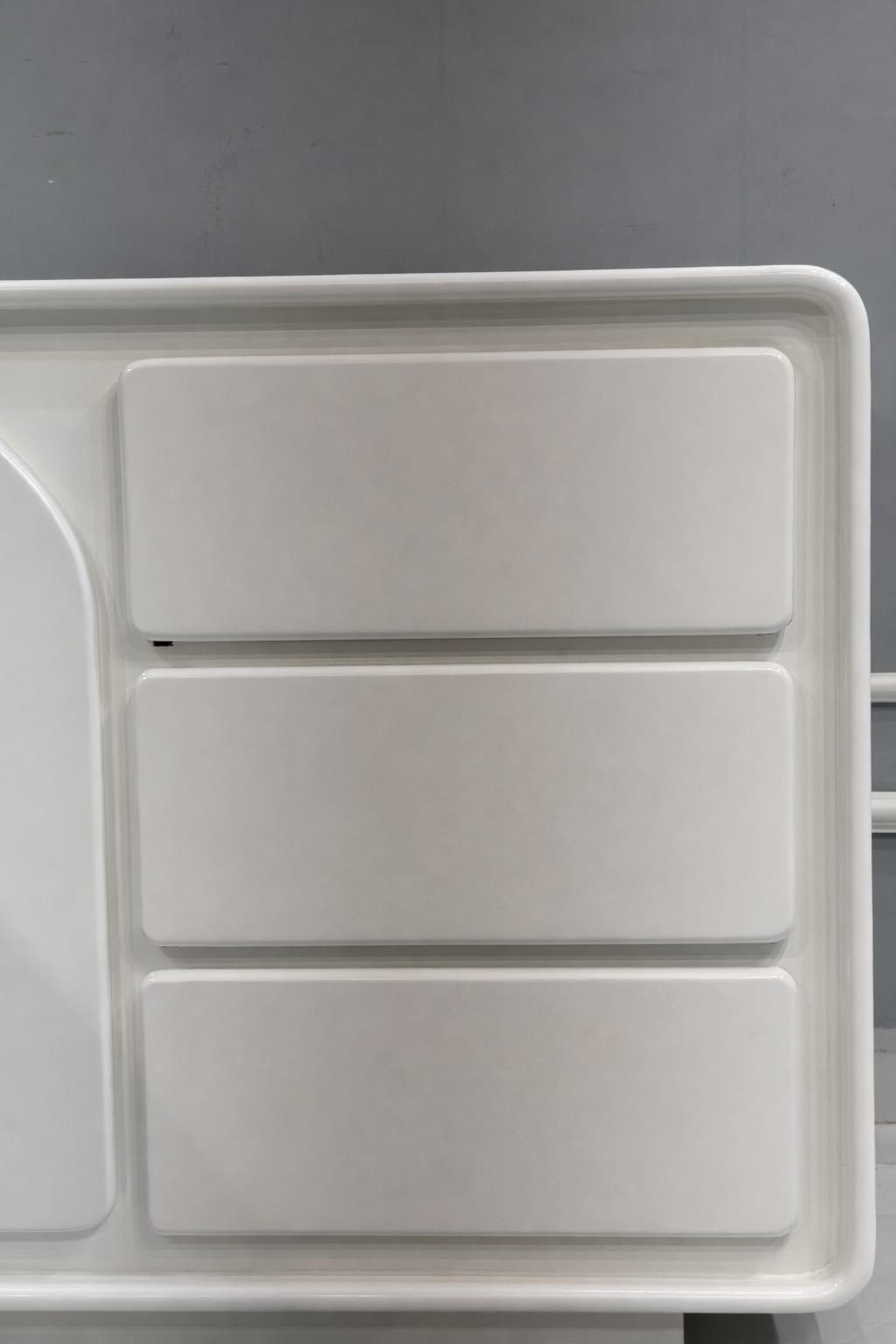 Aoi White L-Shape Executive Desk Large Home Office Desk Storage Drawers & Cabinet Left Hand OUCH CART