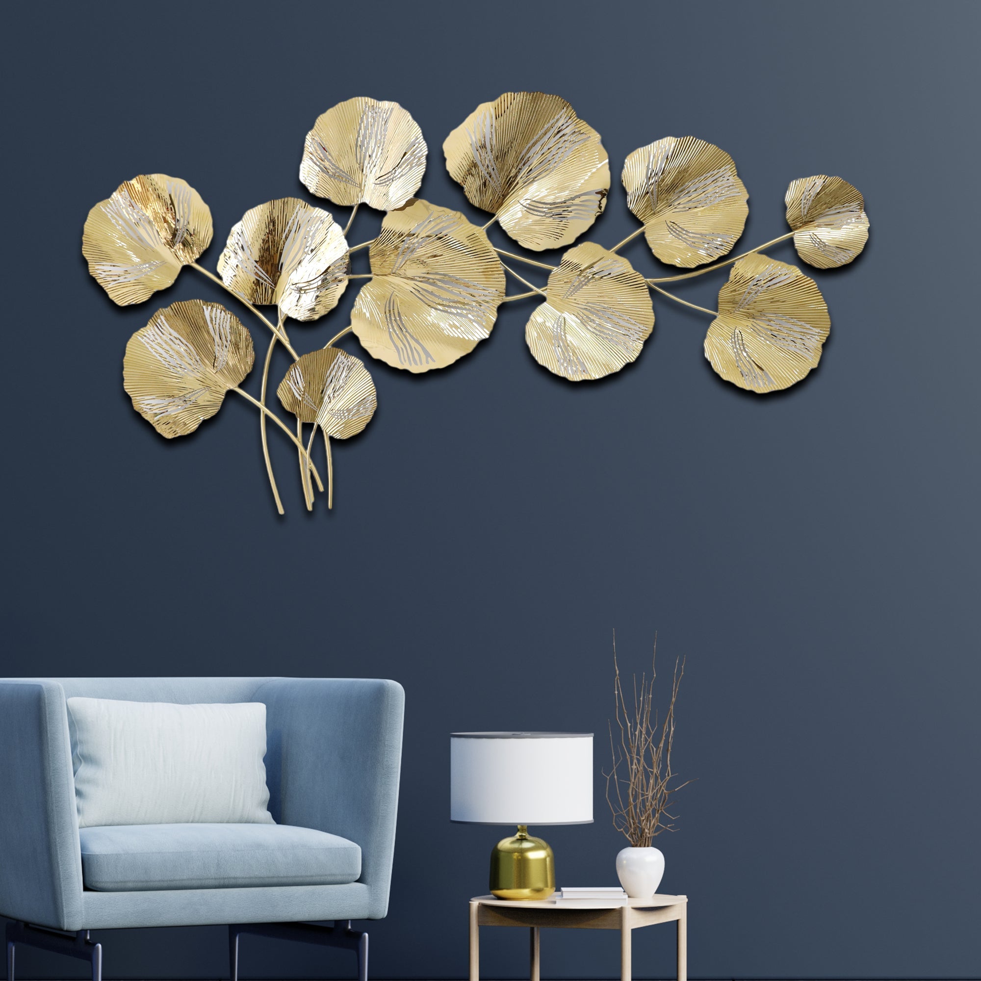 GOLD RTY WALL ART