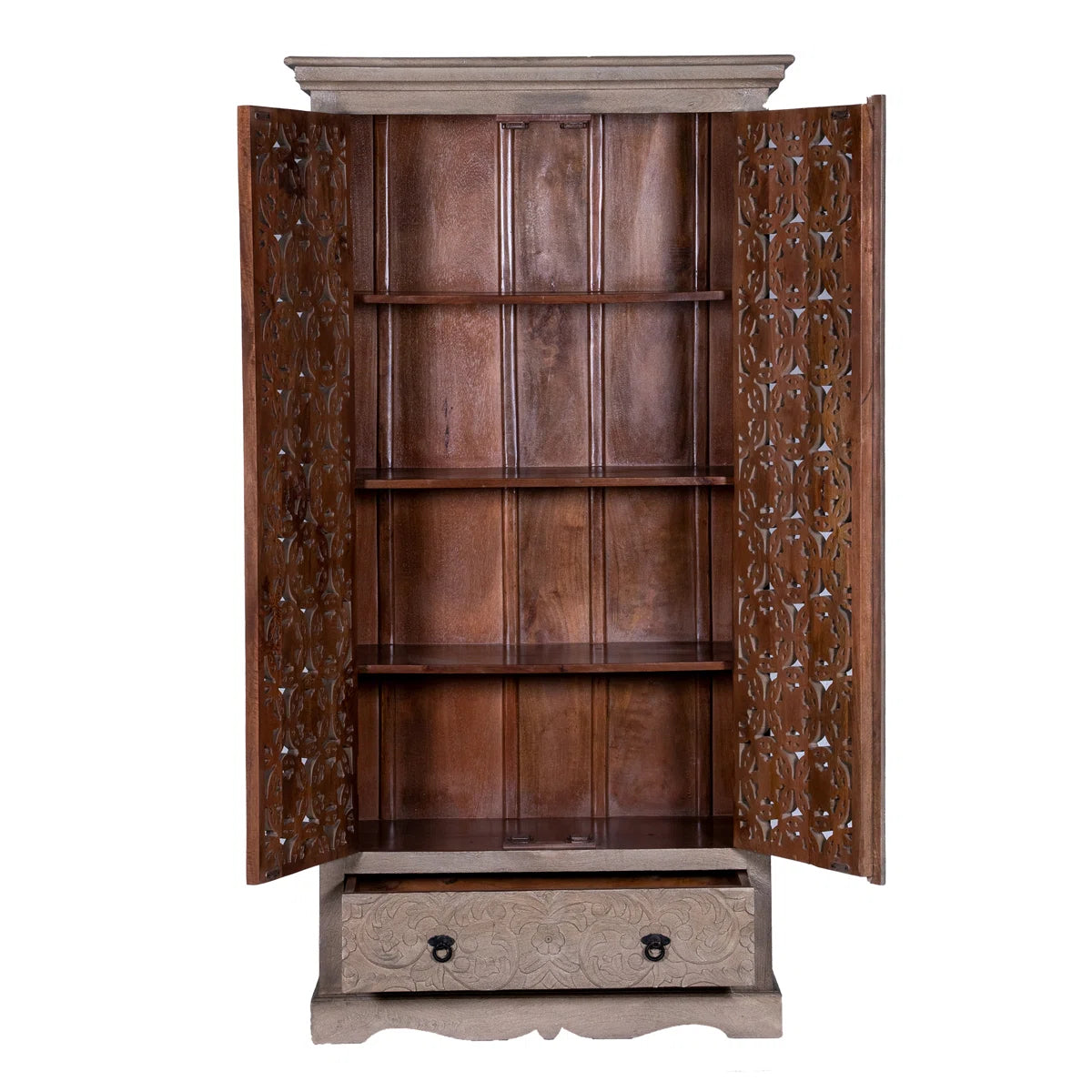 Sargeant Bedroom Armoire Solid Wood Wardrobe Large Storage Space