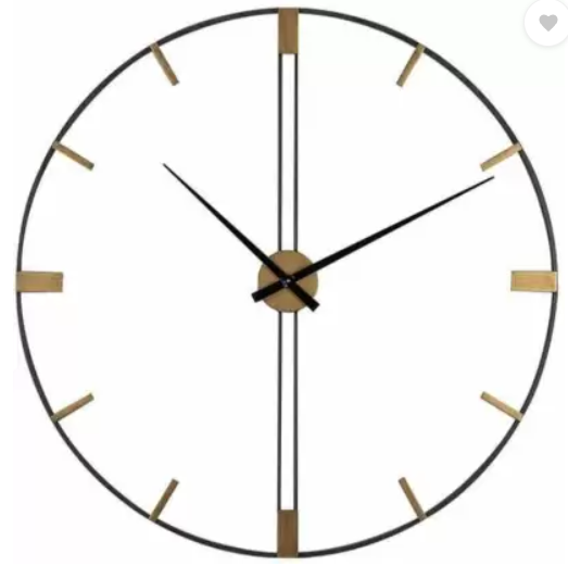 Simple Strip Wall Clock N.R.HOMESDECOR