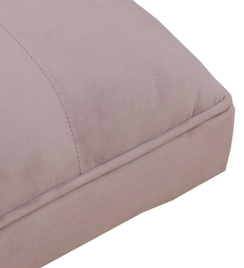 Dextro Metal Bench In Velvet Pink Colour - Ouch Cart