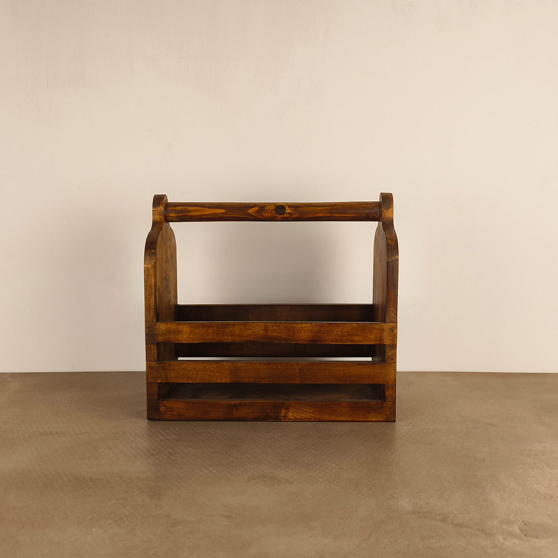 ADORA Wooden Bottle & Cutlery Holder