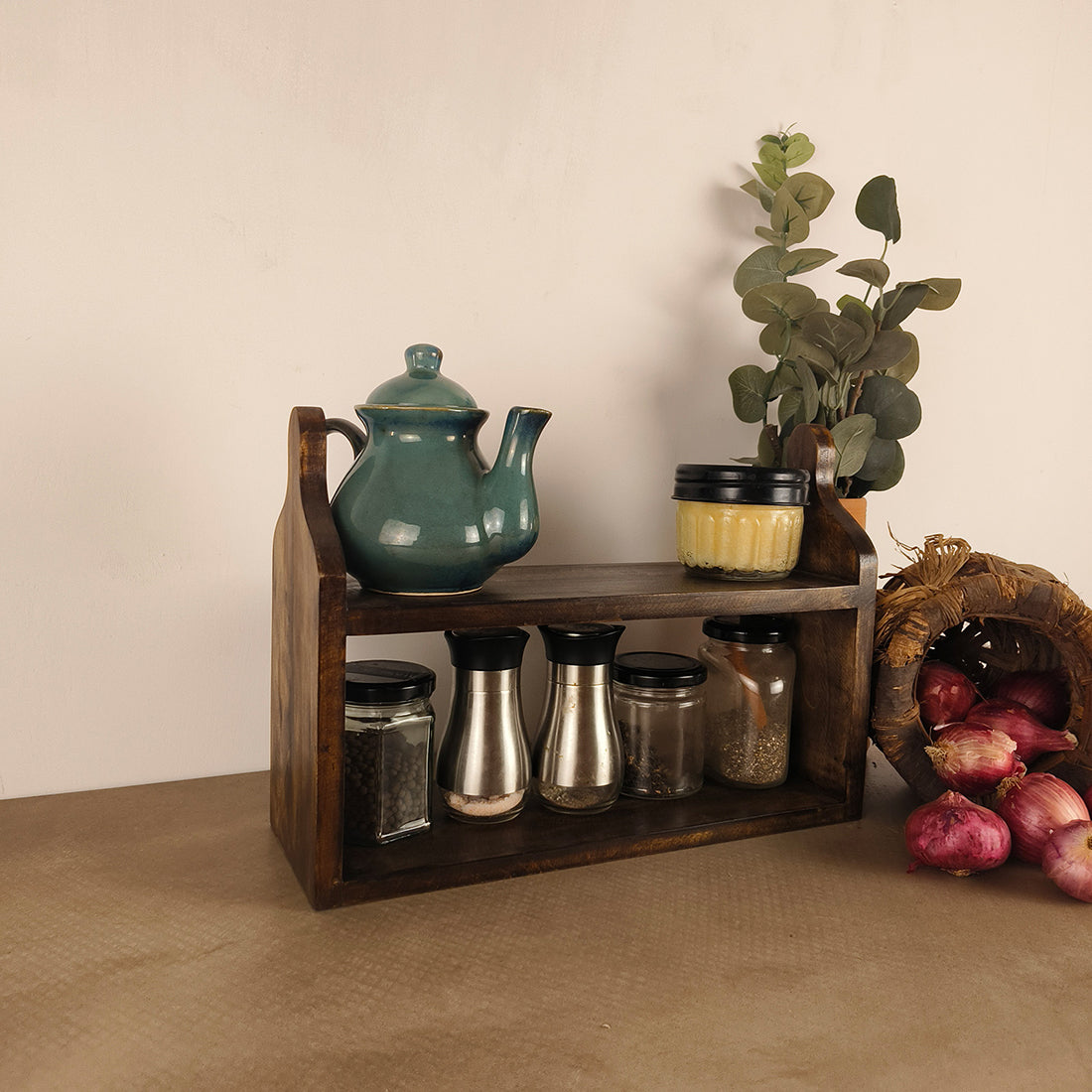 AGATHA Wooden Kitchen Stand