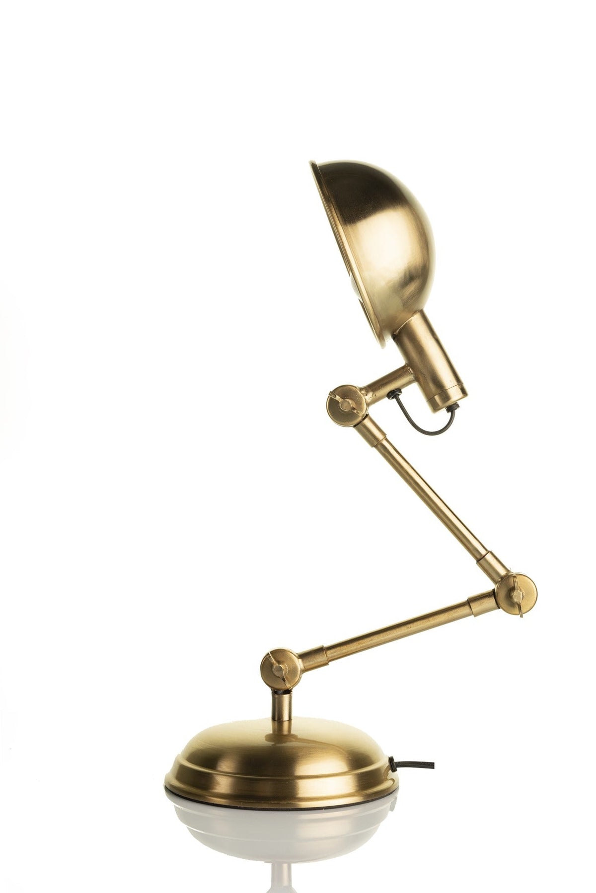 "Fergal Poulsen" Triple Adjustable lamp In Matt gold finish M.M.I. OVERSEAS