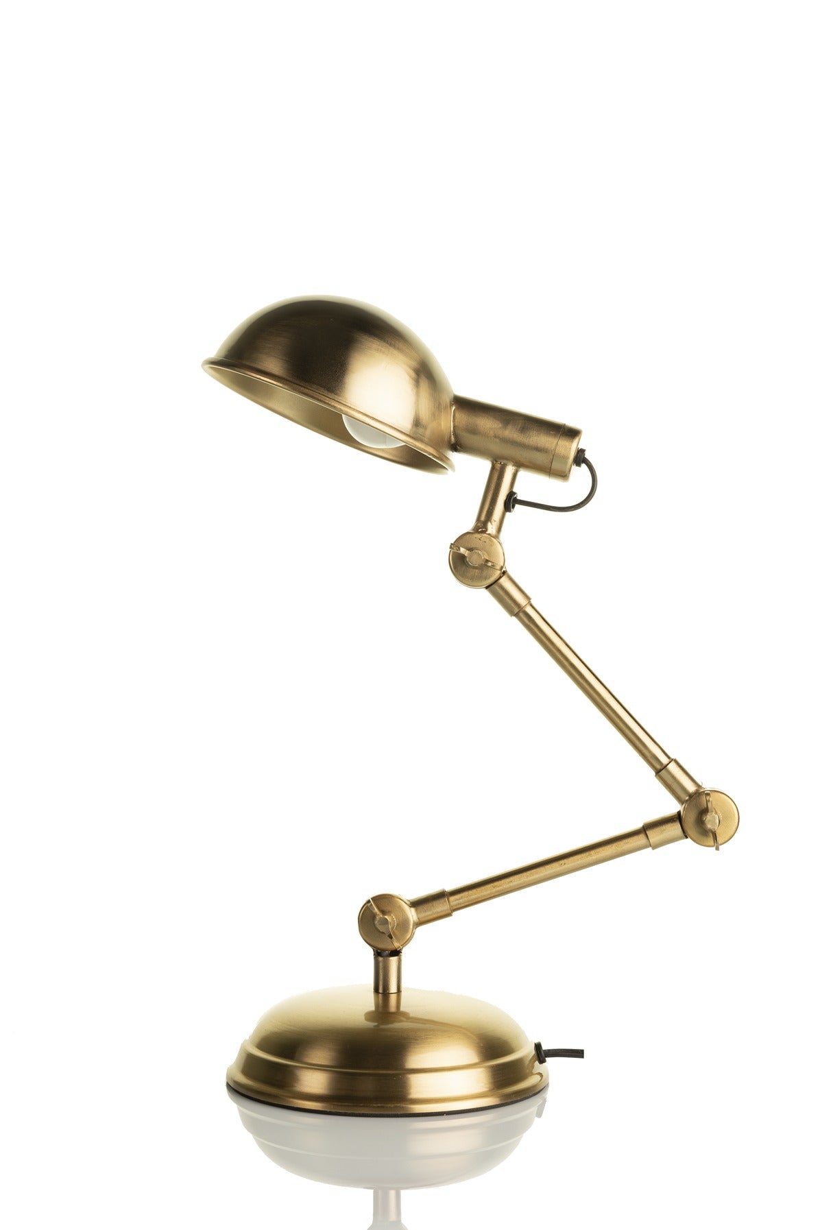 "Fergal Poulsen" Triple Adjustable lamp In Matt gold finish M.M.I. OVERSEAS