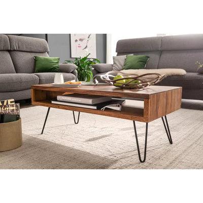 Abigail Coffee Table in Solid Wood - Ouch Cart