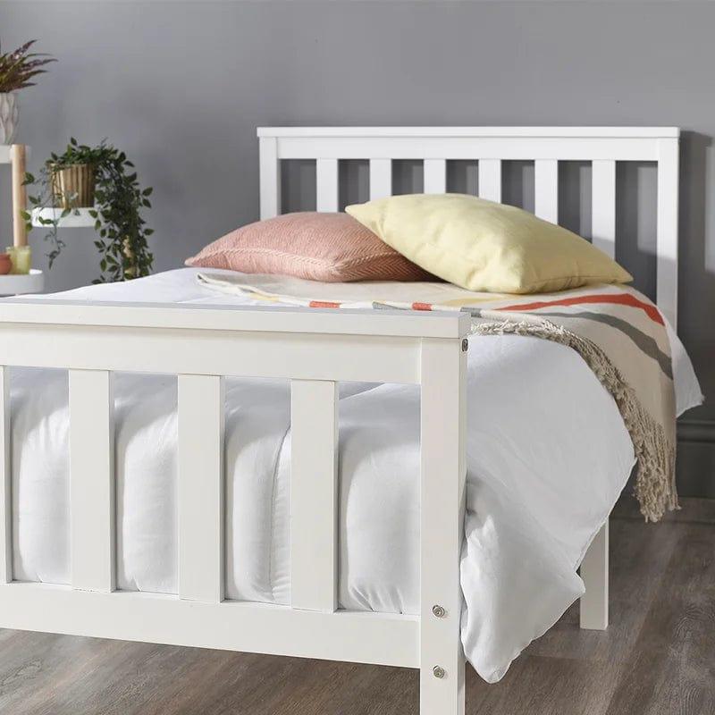 Aadi Solid Wood Shaker Bed Frame - Ouch Cart