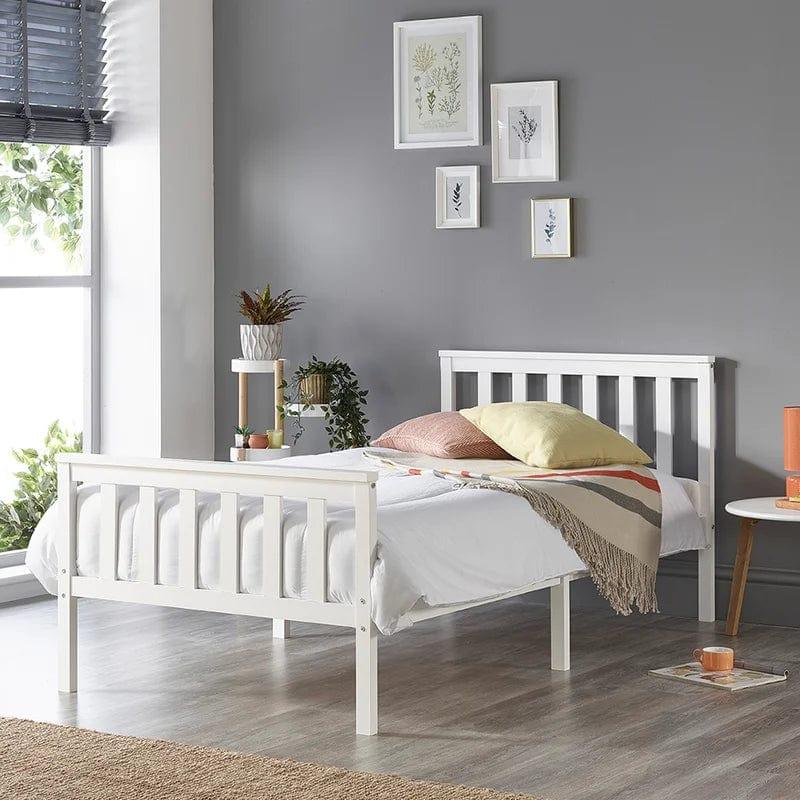 Aadi Solid Wood Shaker Bed Frame - Ouch Cart
