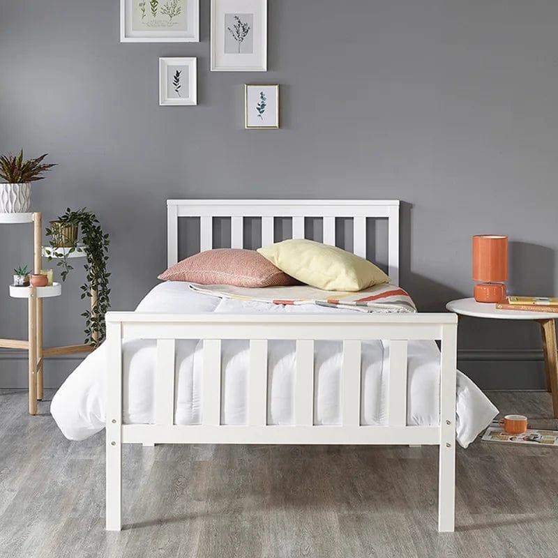 Aadi Solid Wood Shaker Bed Frame - Ouch Cart