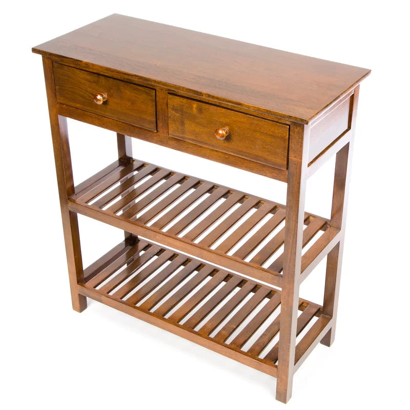 Lena Solid Wood Console Table Ouch Cart