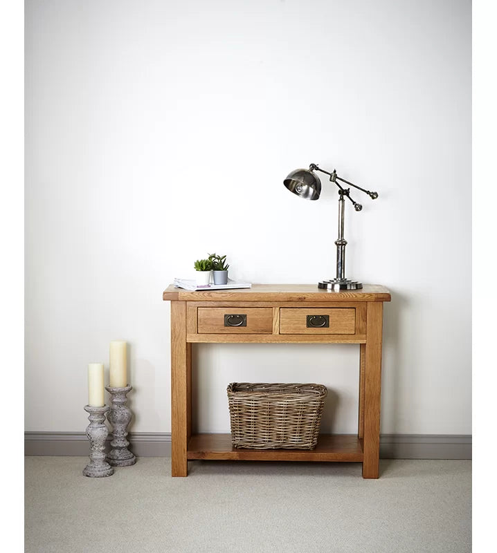 Yekaterina Solid Wood Top Console Table Ouch Cart