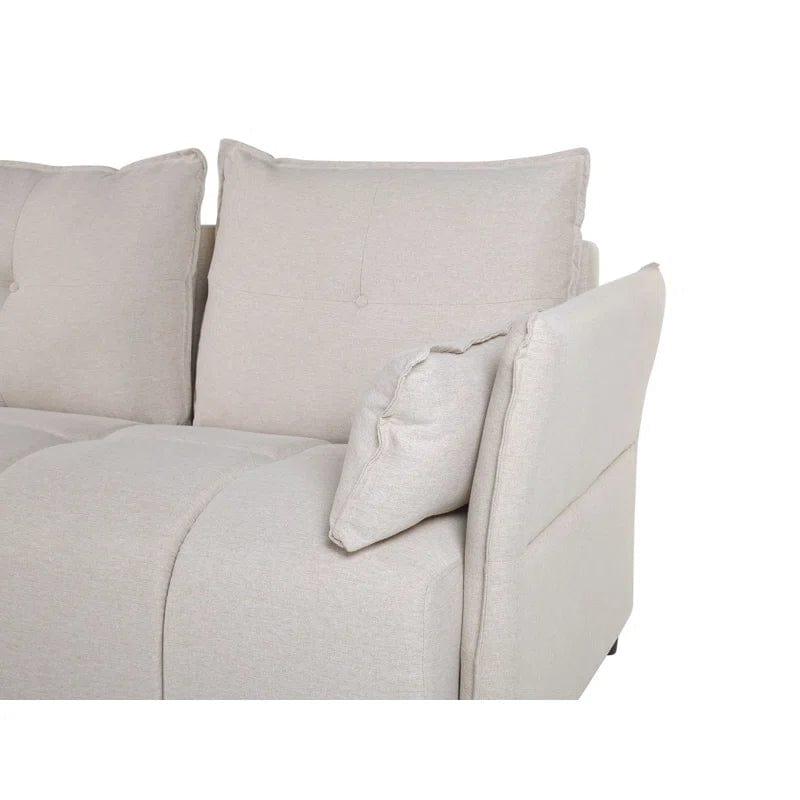 Aidas Upholstered Corner Sofa Chaise - Ouch Cart