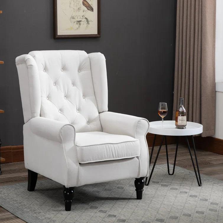 Albertico Upholstered Armchair - Ouch Cart | Wing chair