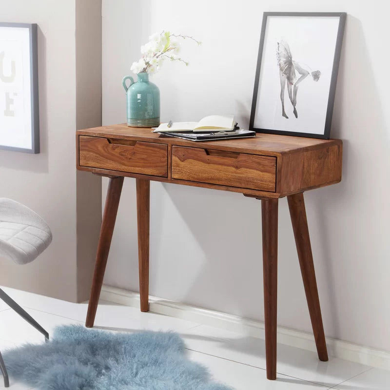 Beatriz Solid Wood Console Table Ouch Cart