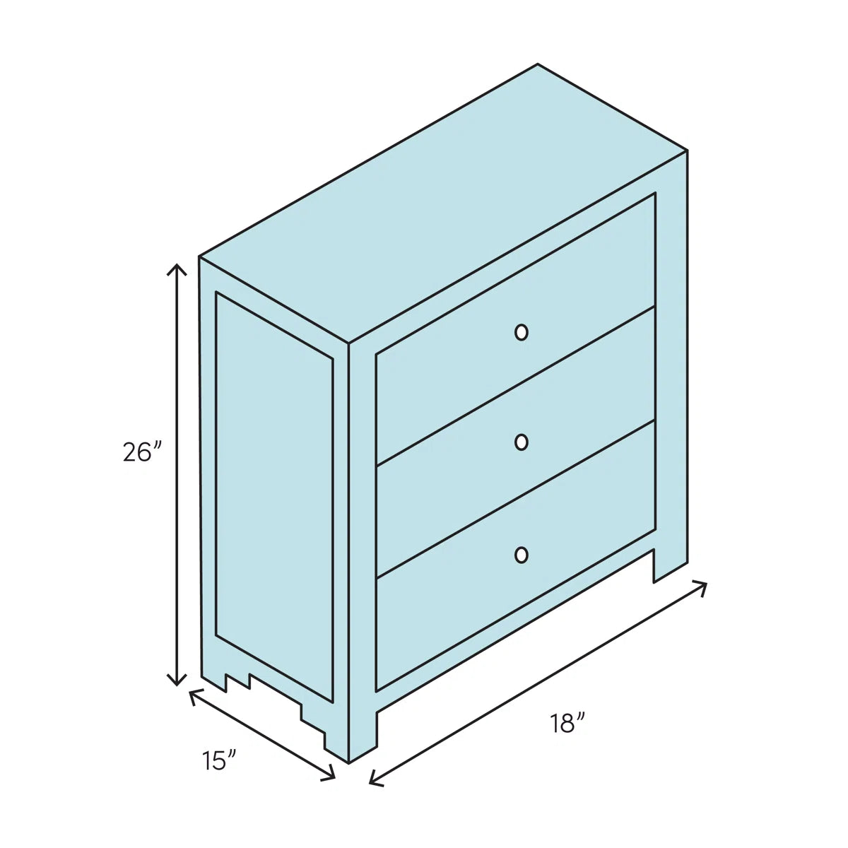 Alkire Unfinished Solid Wood Accent Chest - OUCHCART | Cabinet