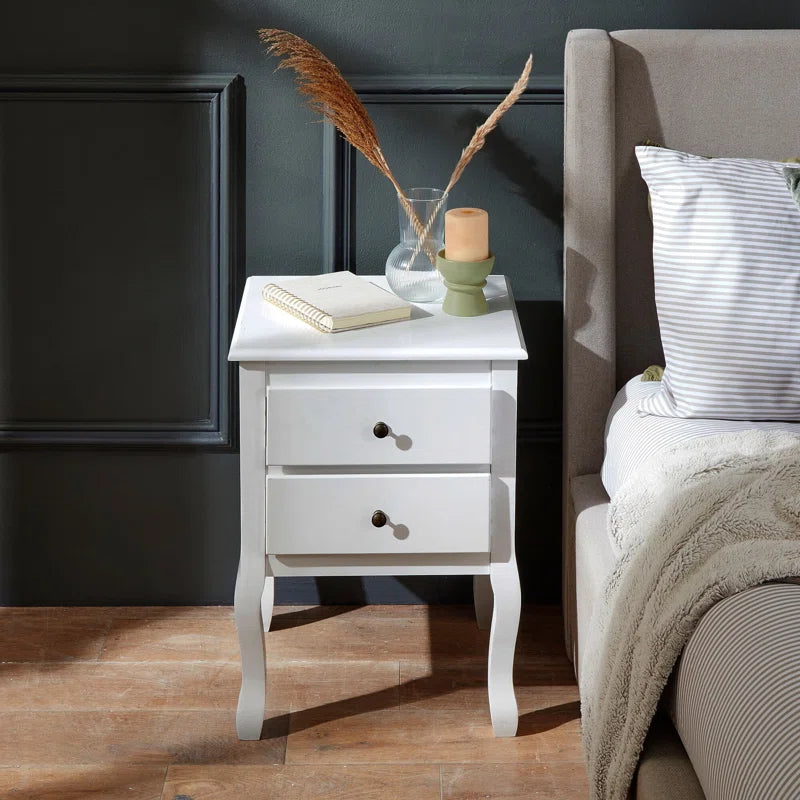 Rowan Manufactured Wood Bedside Table ouch cart
