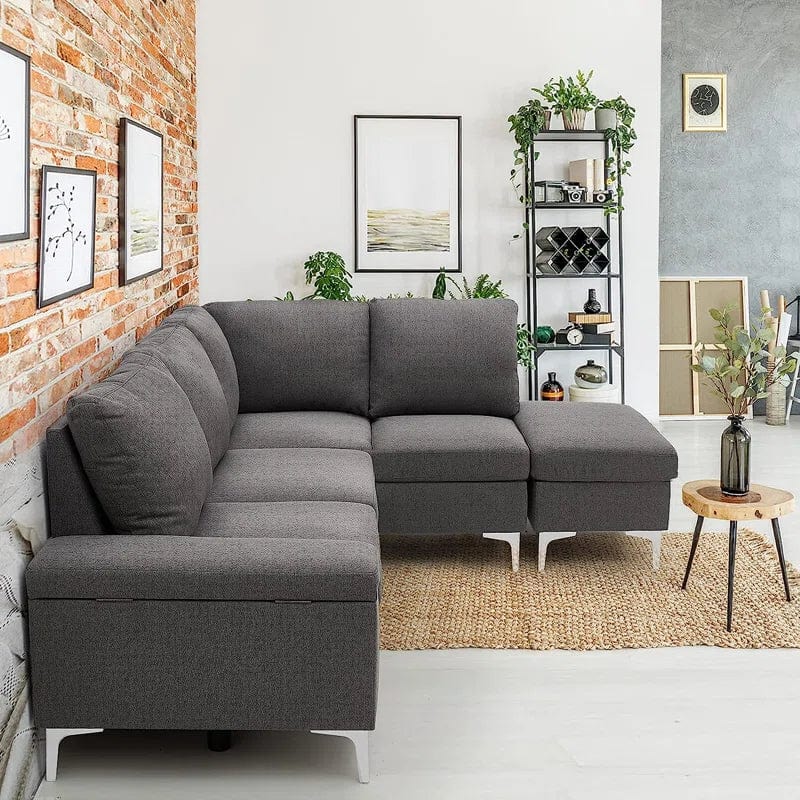 Alteus 2 - Piece Upholstered Corner Sofa Chaise