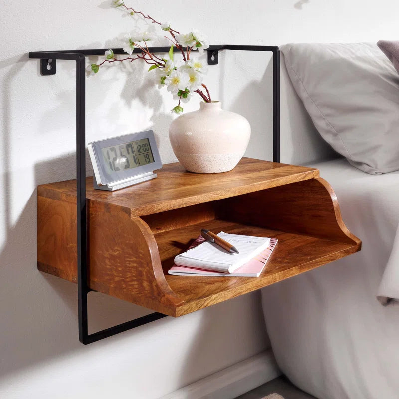 "Usher Bedside Table: Elegant Storage for a Refined Bedroom"