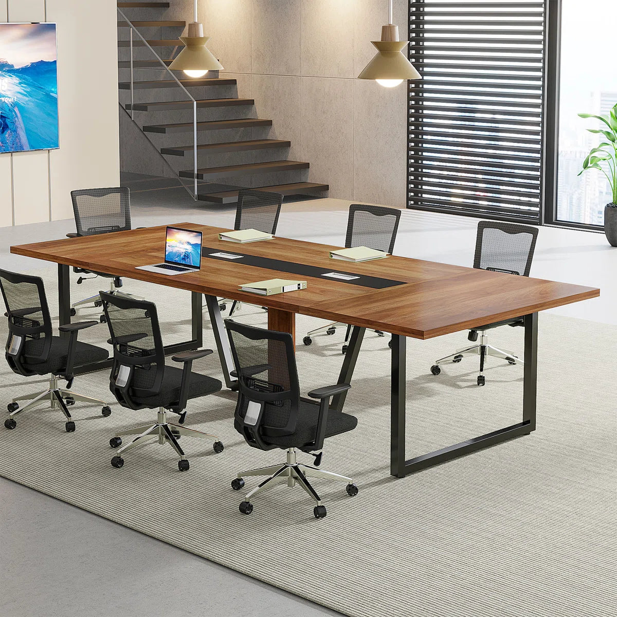 Anoush 94.5'' Rectangle Conference Table