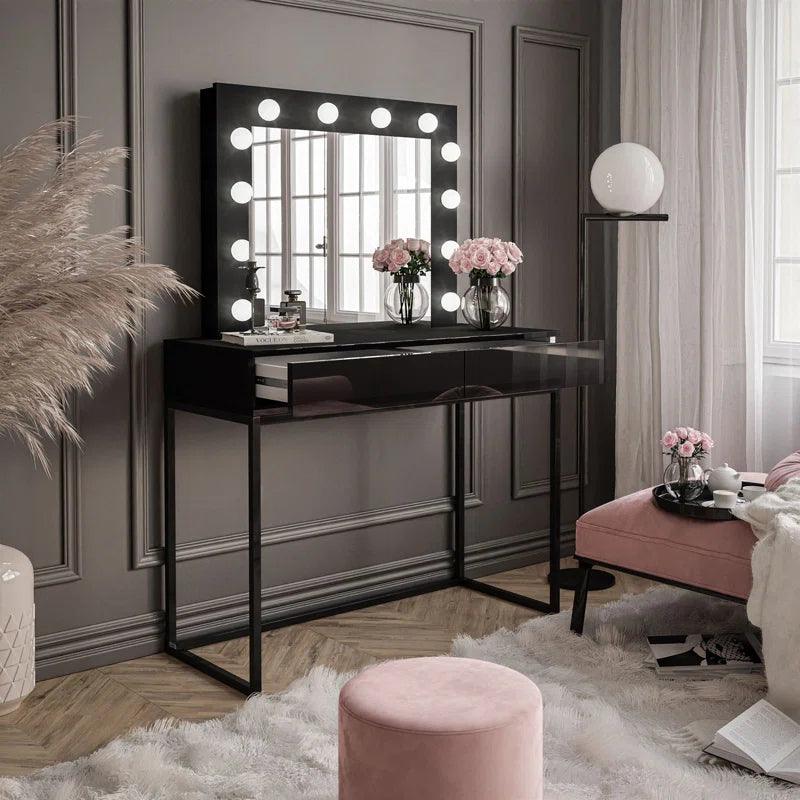 Gunnar Dressing Table with Mirror - Ouch Cart