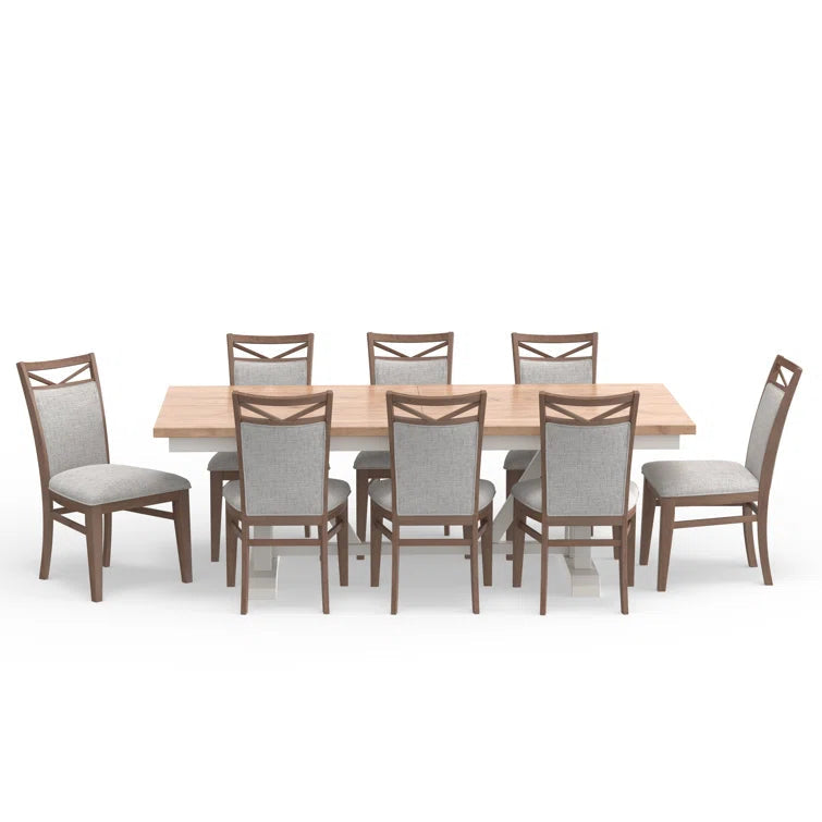 8 seater Dining Set ouch cart