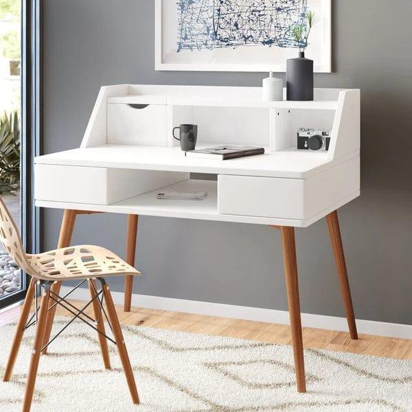 Rosa Study Table with Drawer Storage - Ouch Cart
