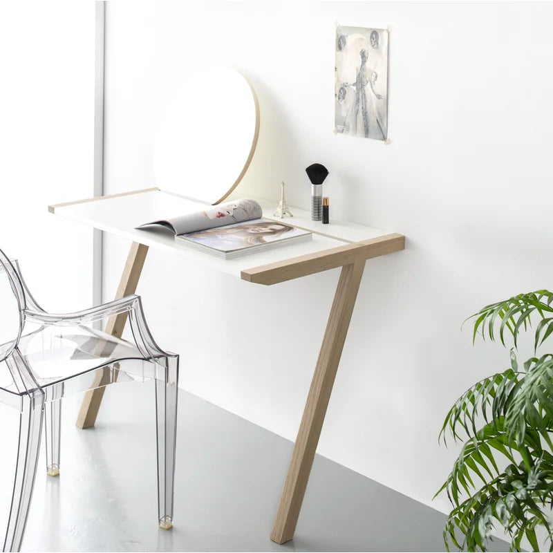 Miyu Dressing Table with Mirror Ouch Cart