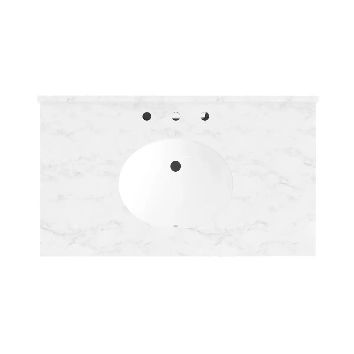 Auben 36" Bathroom Vanity With Engineered Marble Top- OUCH CART | Dressing table