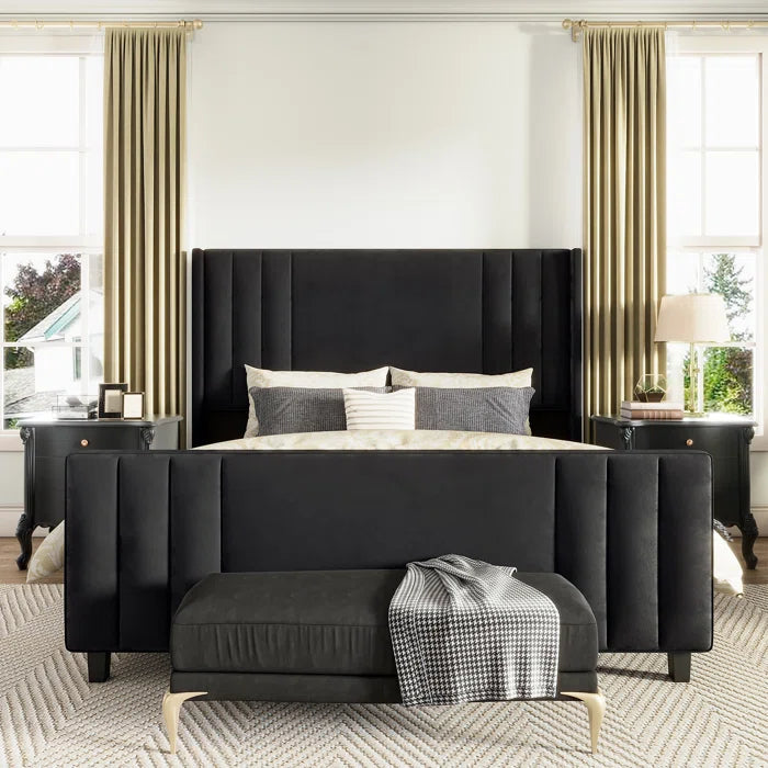Aurieona Upholstered Platform Bed OUCH CART