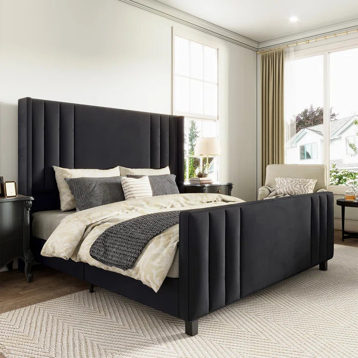 Aurieona Upholstered Platform Bed OUCH CART