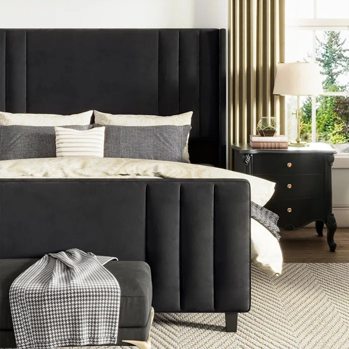 Aurieona Upholstered Platform Bed OUCH CART