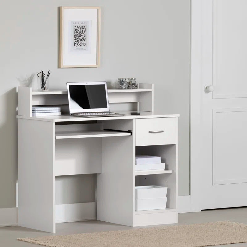 Compact Efficiency: The Computer Desk" ouch cart