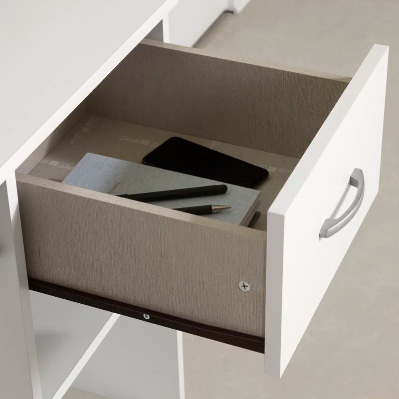 Compact Efficiency: The Computer Desk" ouch cart
