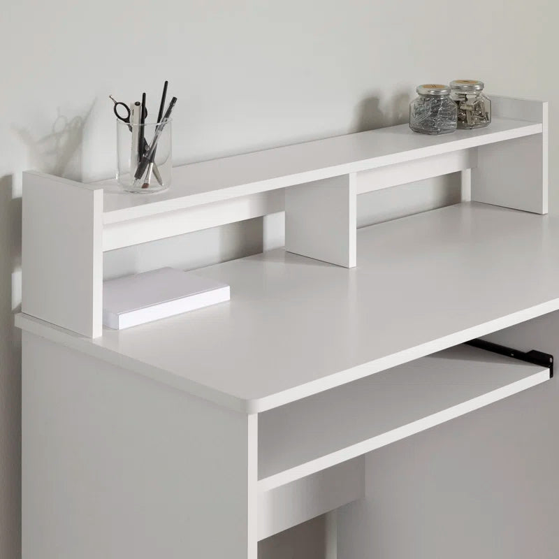 Compact Efficiency: The Computer Desk" ouch cart