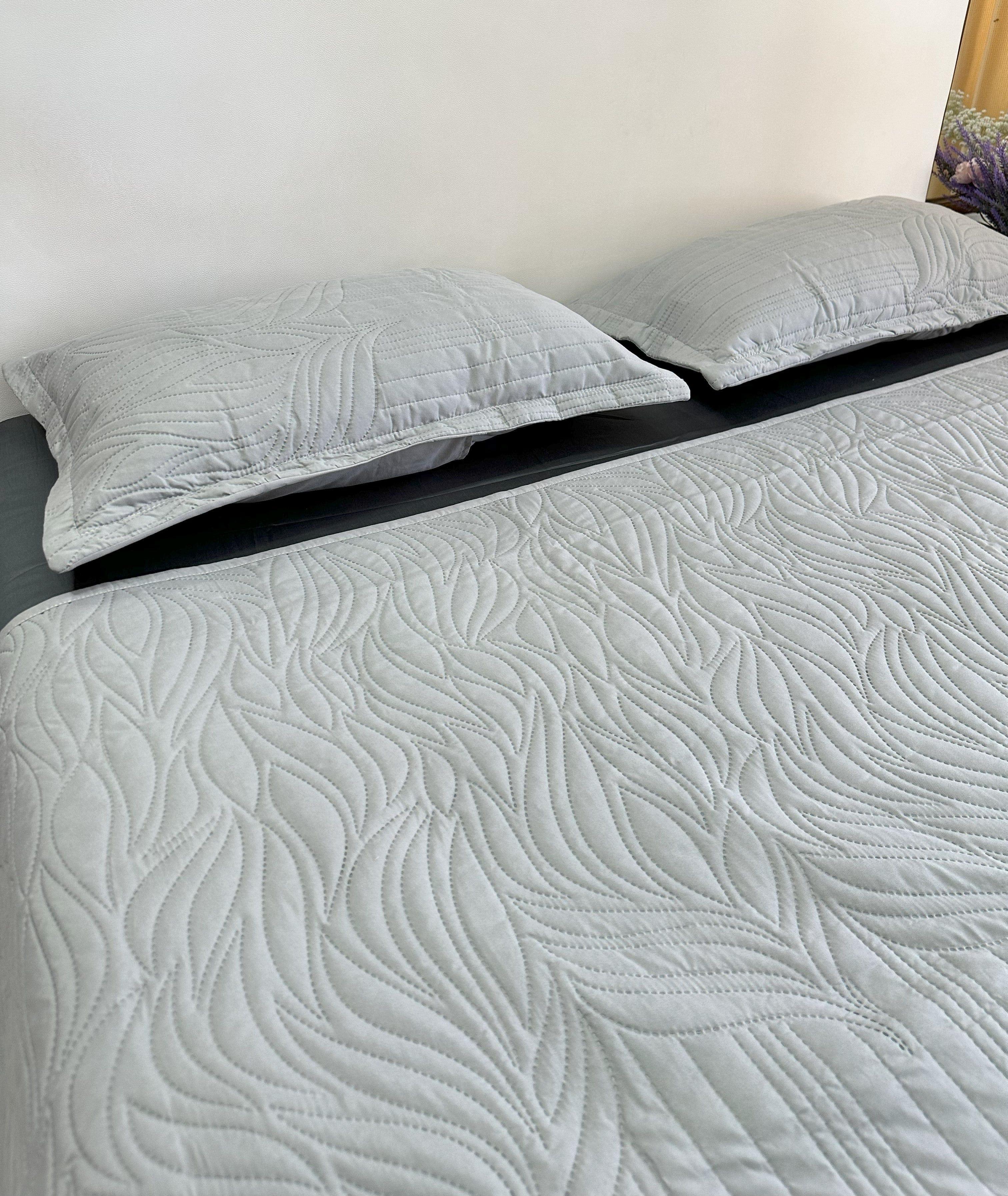 Grey Bedspread set - Ouch Cart