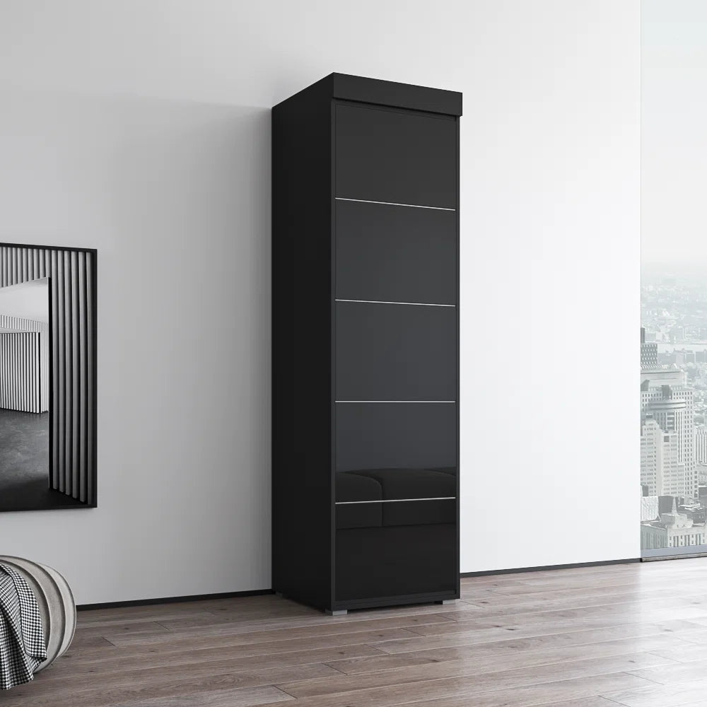 Contemporary Armoire – Stylish Solid Wood Storage Cabinet for Bedroom